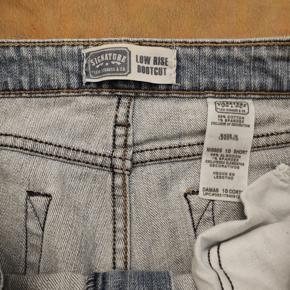 Signature by Levi strauss & co. Low-rise bootcut woman used - Picture 2 of 4